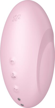 Розовый вакуум-волновой стимулятор с вибрацией Vulva Lover 3